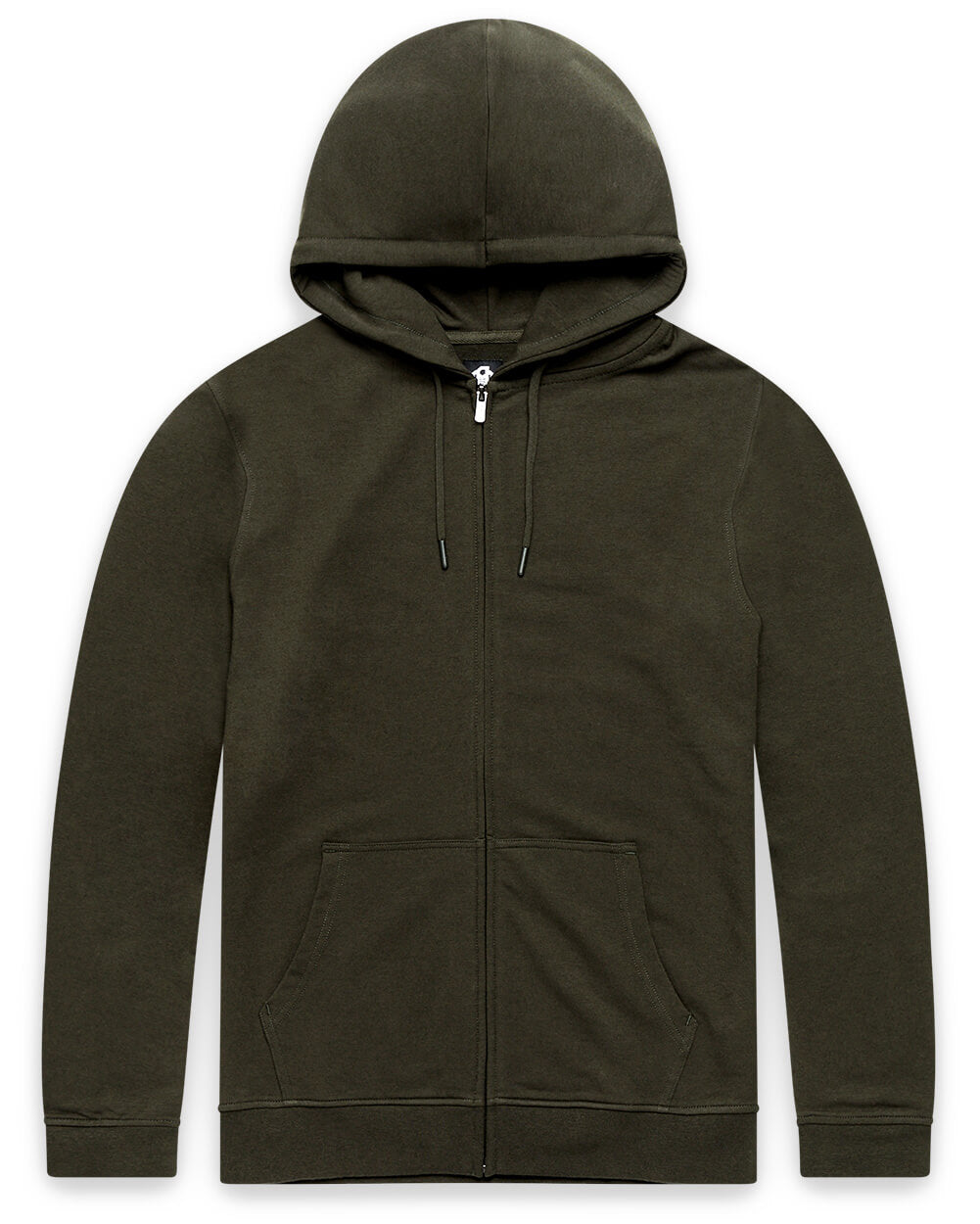 Mens Zip Up Hoodie Casual Fleece Jacket with Front Pockets Long Sleeve Sweatshirt