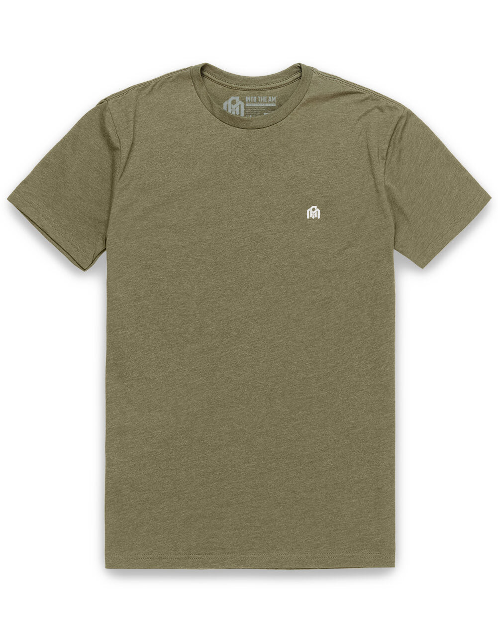 Basic Pure Color Cotton T-shirt Tee for Men