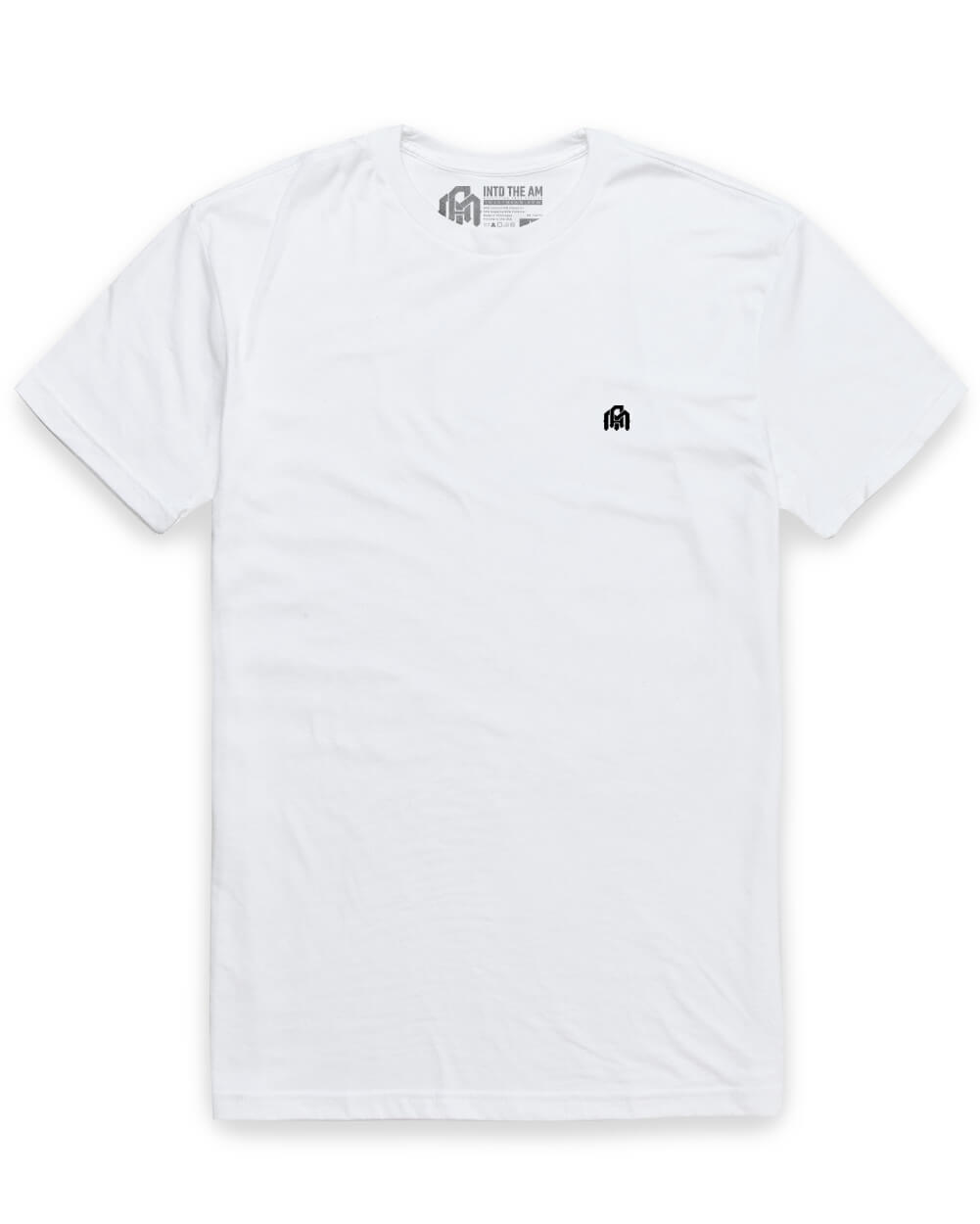 Basic Pure Color Cotton T-shirt Tee for Men