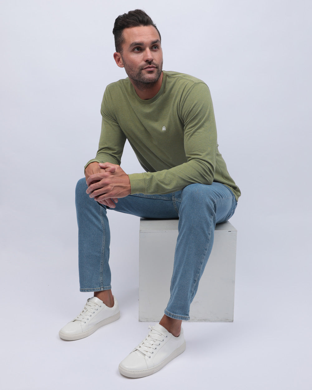 Mens Basic T Shirt Clean Design Ultra Soft Cotton Fabric