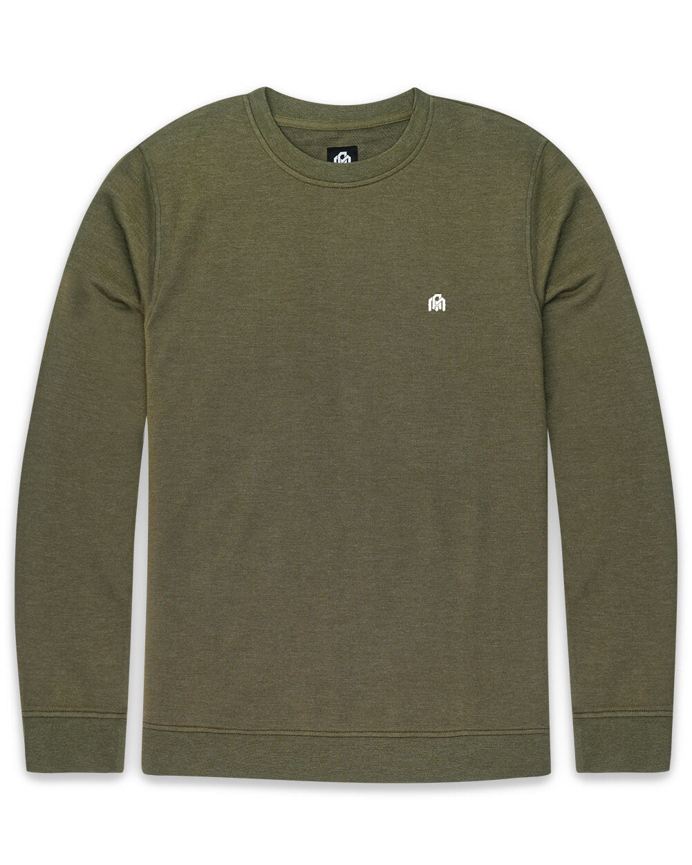 Mens Crewneck Sweatshirt Classic Fit Fleece Pullover Casual Long Sleeve Shirt