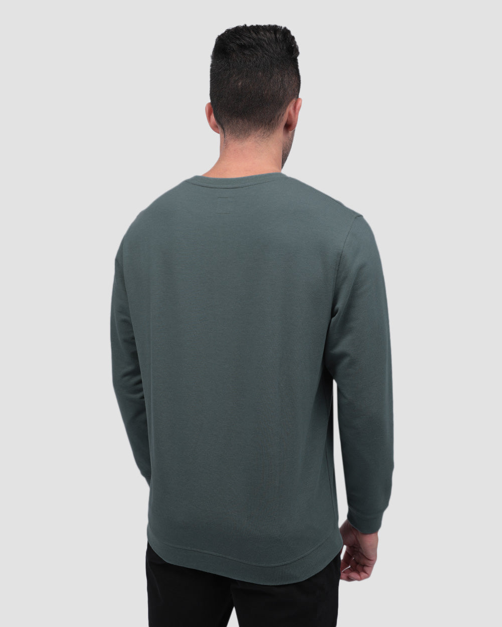 Crewneck Sweatshirt Green Shirt for Men