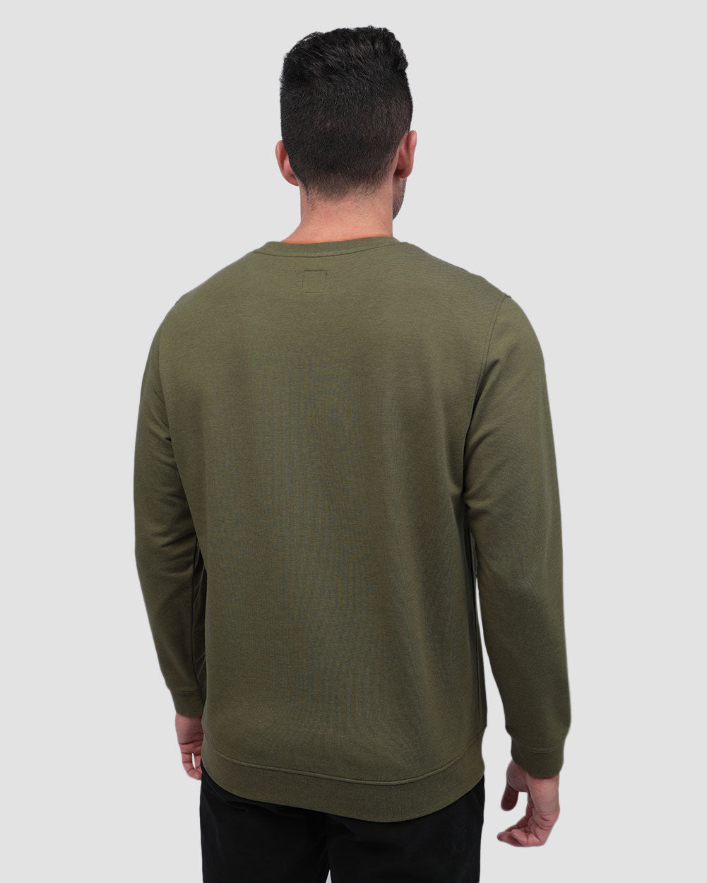 Mens Crewneck Sweatshirt Classic Fit Fleece Pullover Casual Long Sleeve Shirt