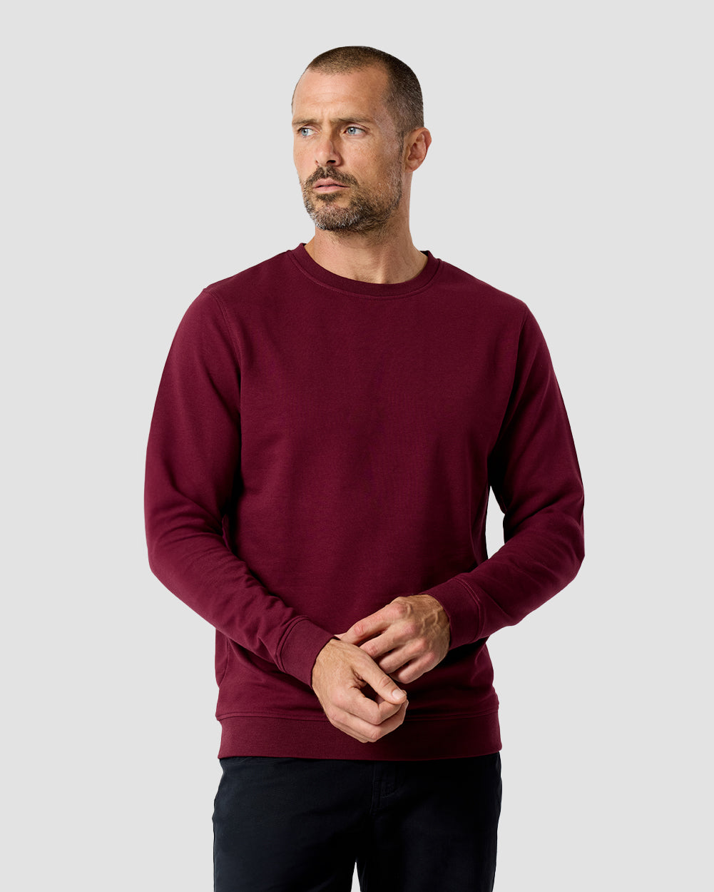 Crewneck Sweatshirt Green Shirt for Men