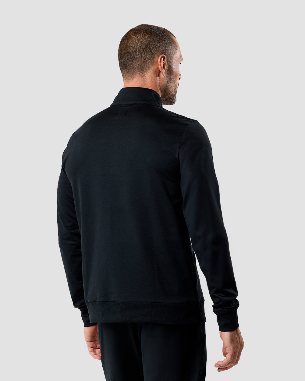 Mens Quarter Zip Tee Lightweight Long Sleeve Athletic Shirt Casual Pullover Top