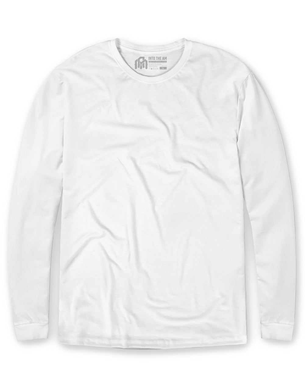 Long Sleeve Tee Mens Essential Solid Tee Lightweight Breathable Comfy Fit