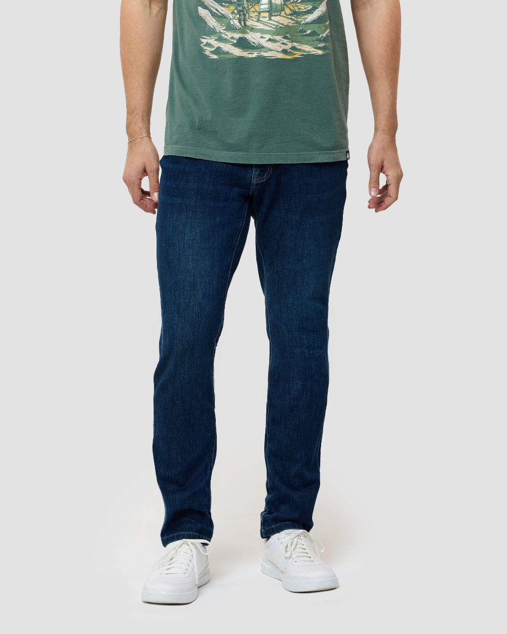 Legacy Stretch Denim Jeans for Men Classic Fit Comfortable Denim