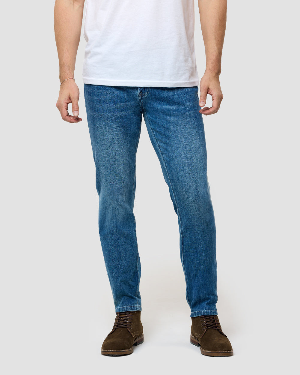 Legacy Stretch Denim Jeans for Men Classic Fit Comfortable Denim