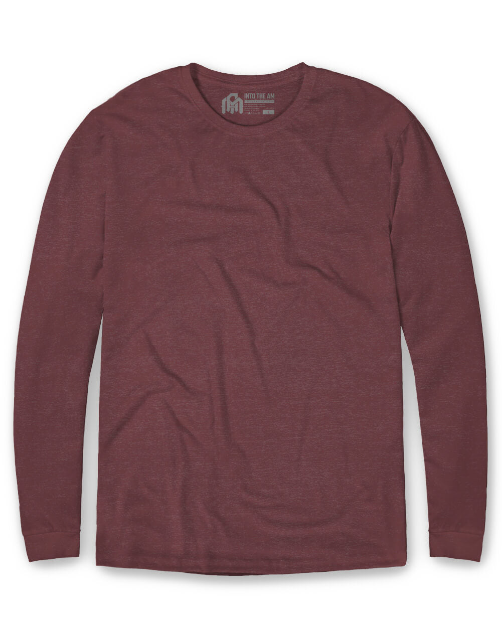 Long Sleeve Tee Mens Essential Solid Tee Lightweight Breathable Comfy Fit