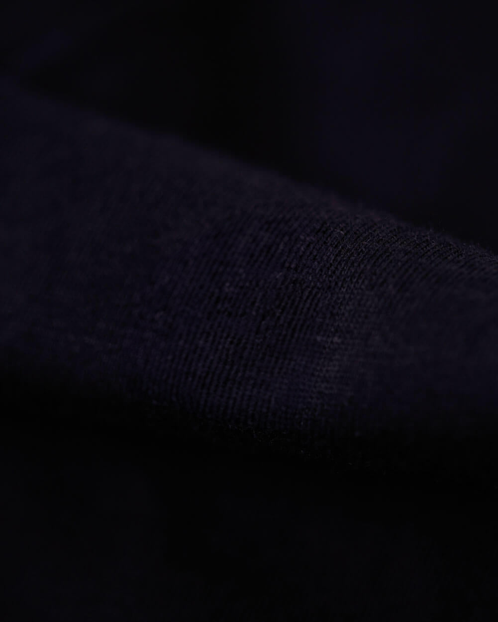 V-Neck Tee Cotton Black T-shirt for Men