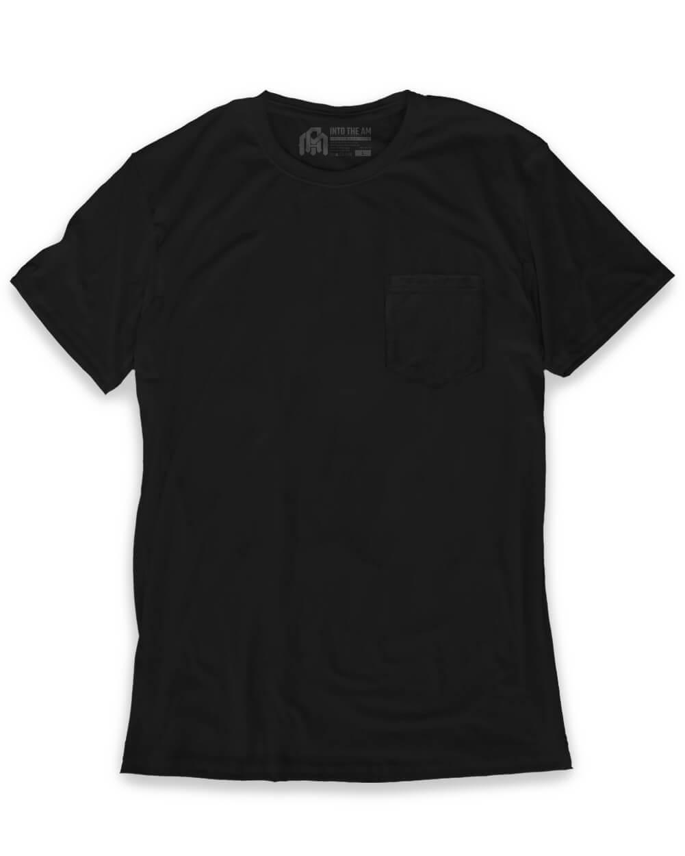 Mens Pocket T Shirt Classic Solid Color Casual Tee