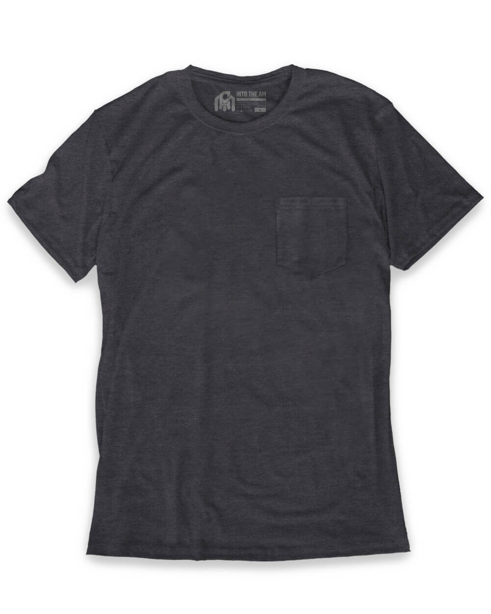 Mens Pocket T Shirt Classic Solid Color Casual Tee