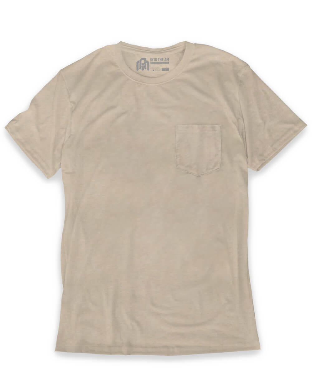 Mens Pocket T Shirt Classic Solid Color Casual Tee
