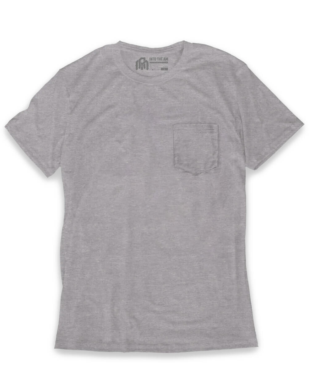 Mens Pocket T Shirt Classic Solid Color Casual Tee