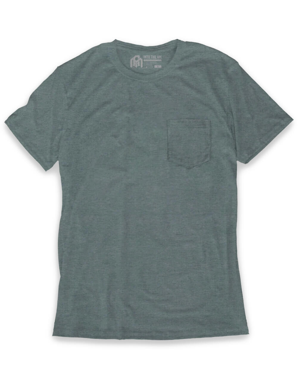 Mens Pocket T Shirt Classic Solid Color Casual Tee