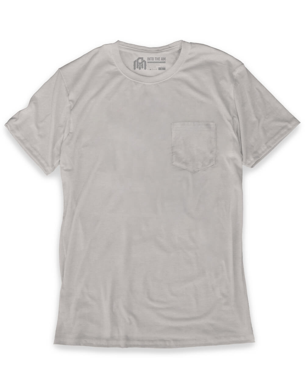Mens Pocket T Shirt Classic Solid Color Casual Tee