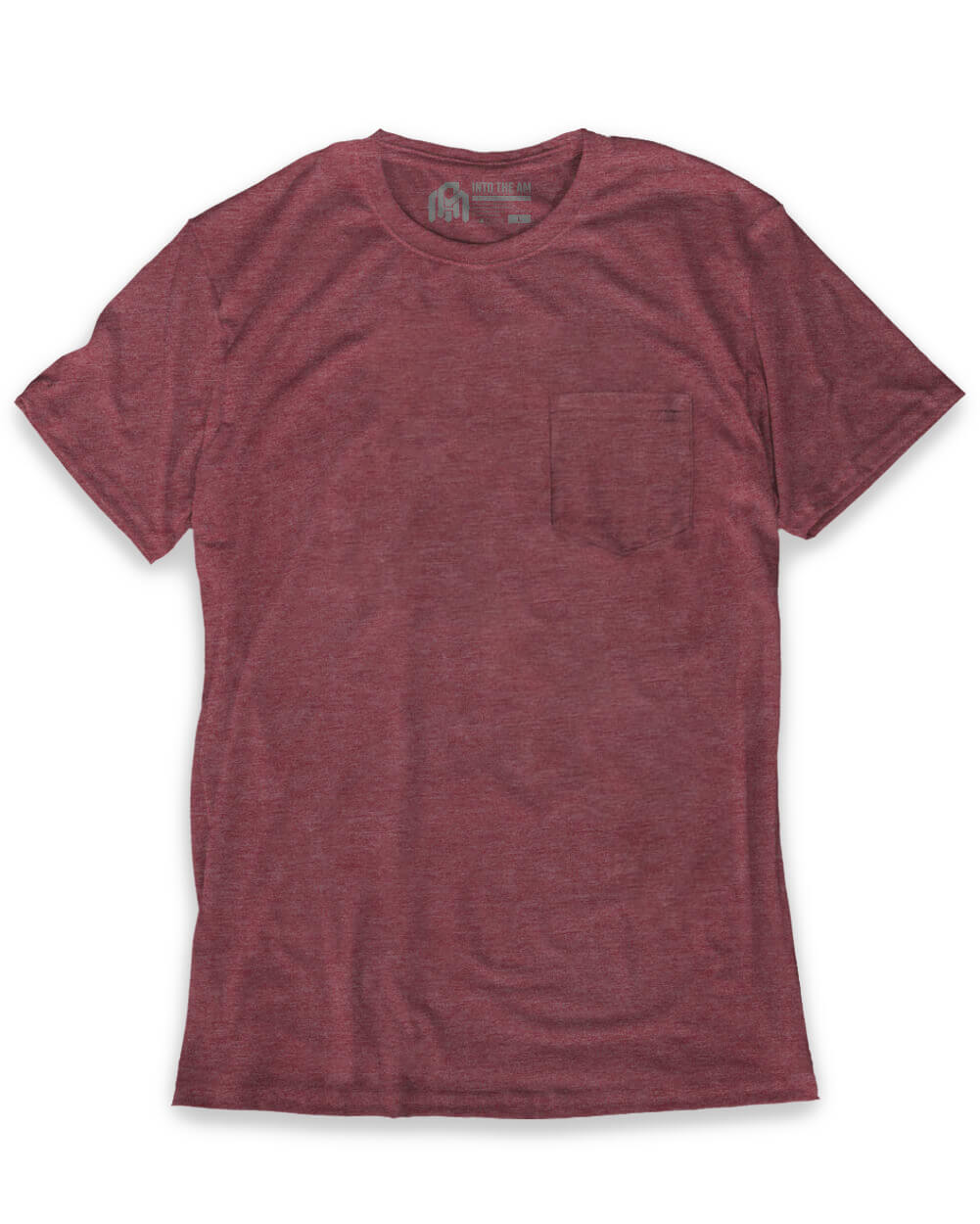 Mens Pocket T Shirt Classic Solid Color Casual Tee