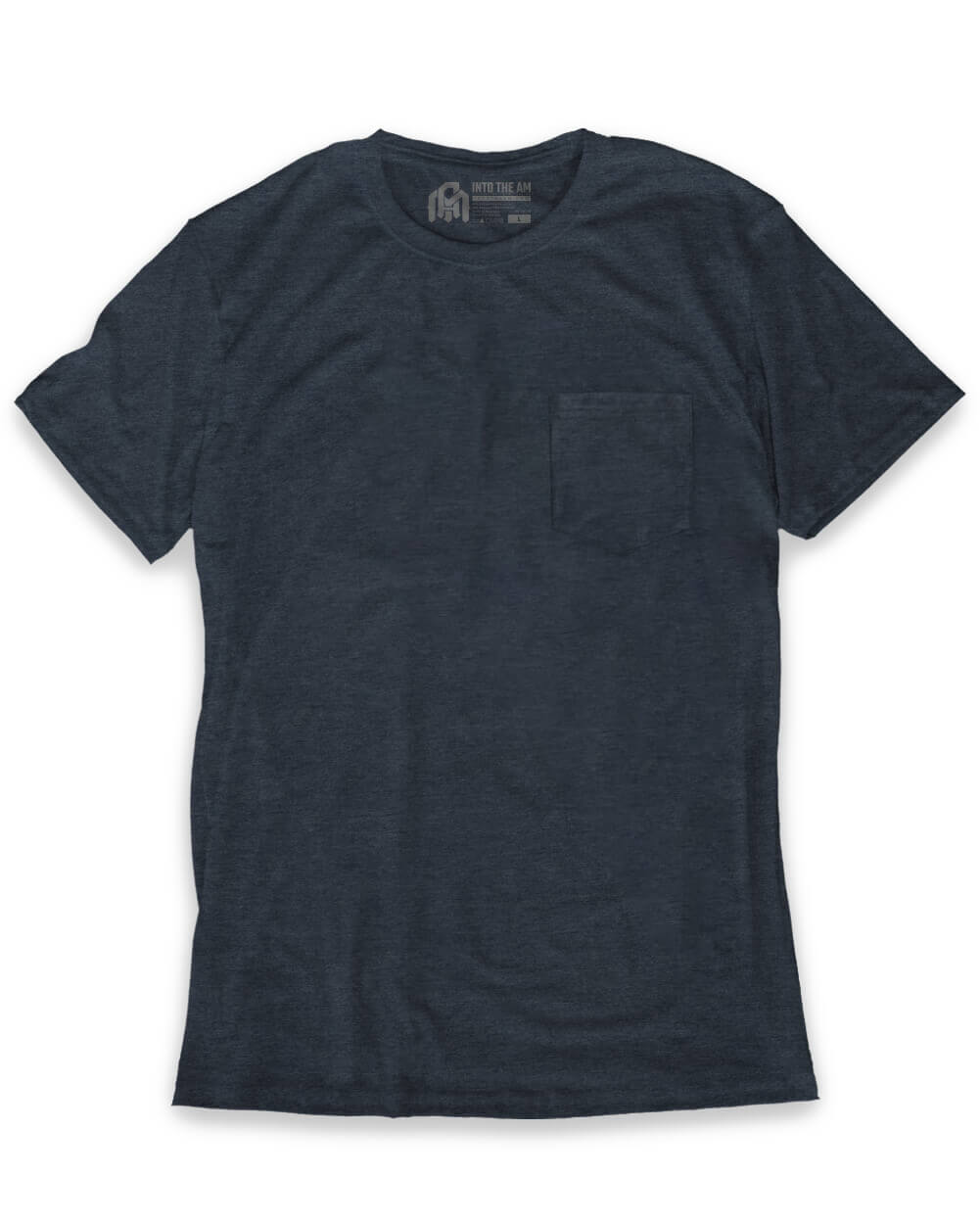 Mens Pocket T Shirt Classic Solid Color Casual Tee