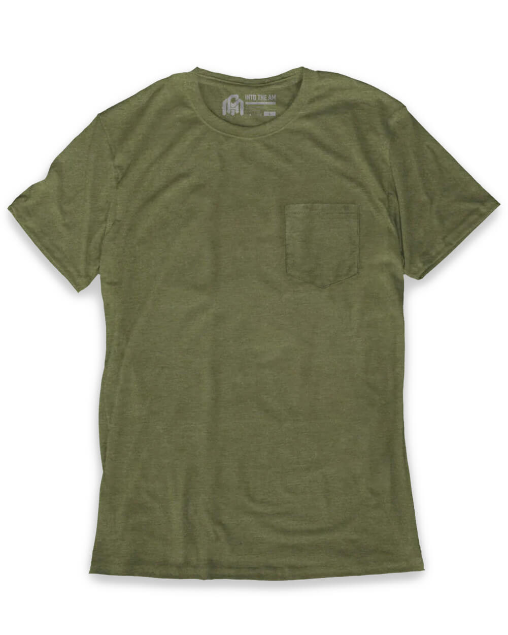 Mens Pocket T Shirt Classic Solid Color Casual Tee
