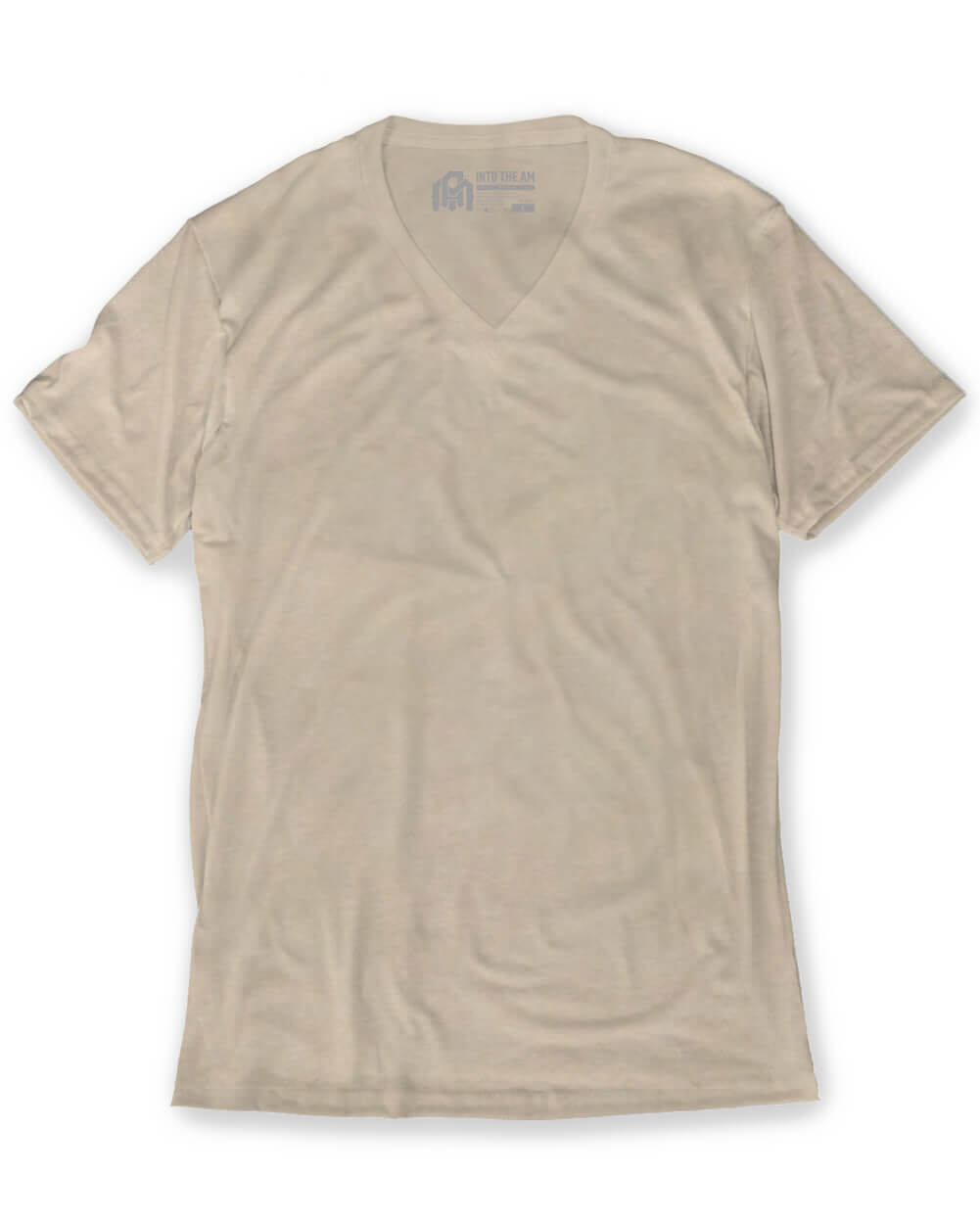 V-Neck Tee Cotton Black T-shirt for Men