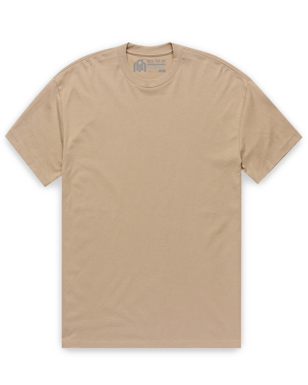 Minimalist Mens T Shirt Classic Fit Solid Color Daily Wear Black