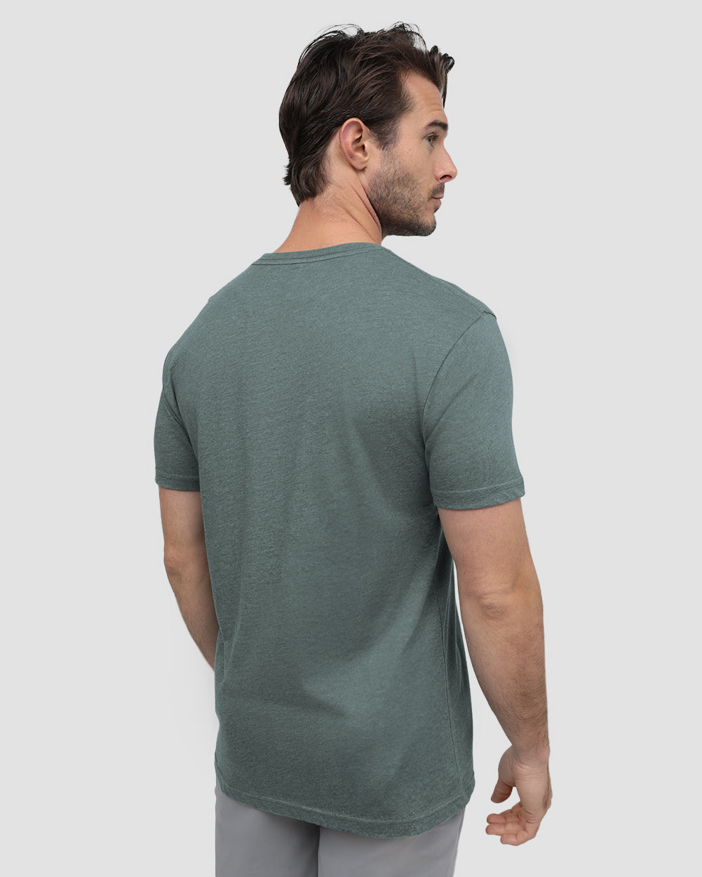 Mens Pocket T Shirt Classic Solid Color Casual Tee