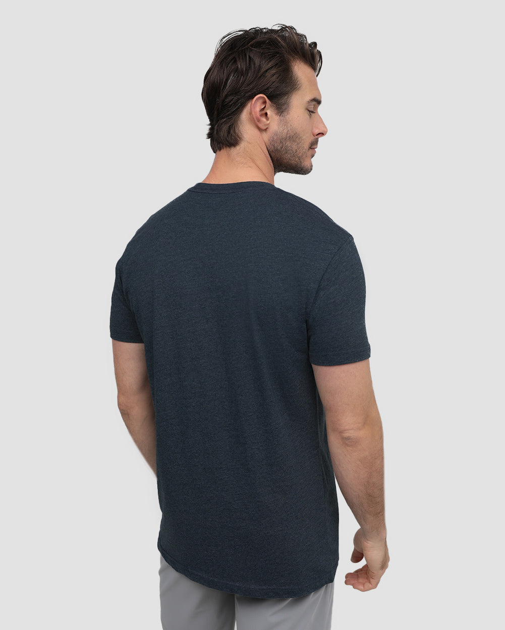 Mens Pocket T Shirt Classic Solid Color Casual Tee