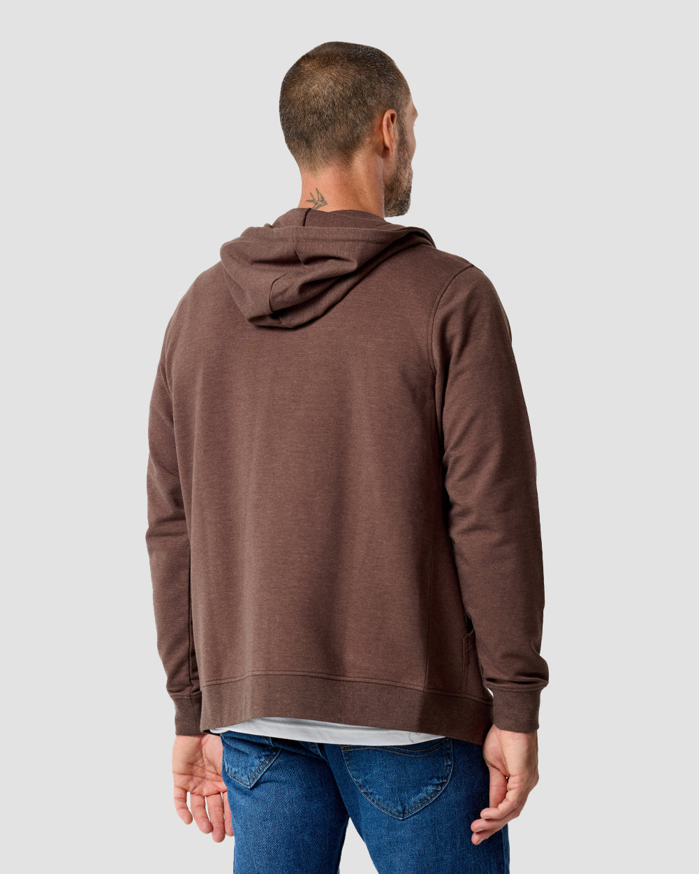 Mens Zip Up Hoodie Casual Fleece Jacket with Front Pockets Long Sleeve Sweatshirt