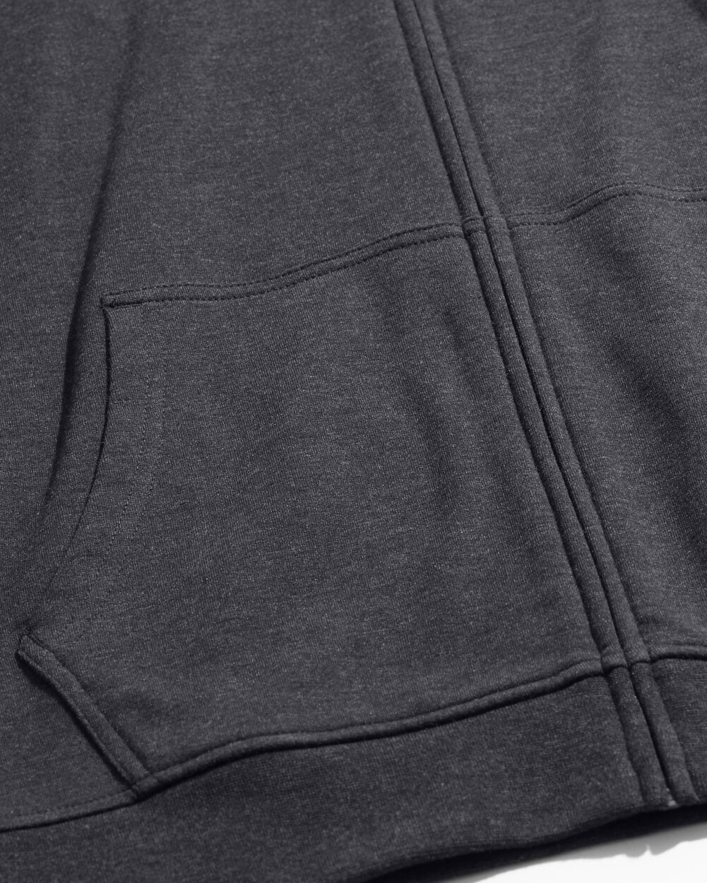 Mens Zip Up Hoodie Casual Fleece Jacket with Front Pockets Long Sleeve Sweatshirt