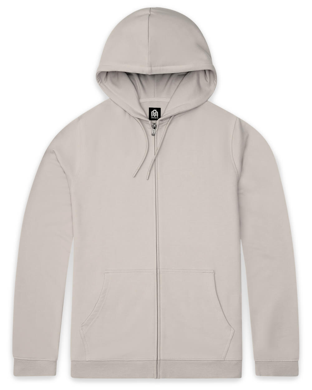 Mens Zip Up Hoodie Casual Fleece Jacket with Front Pockets Long Sleeve Sweatshirt