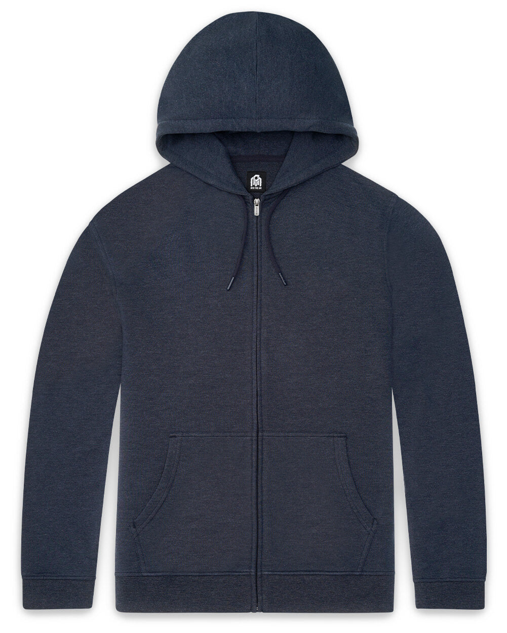 Mens Zip Up Hoodie Casual Fleece Jacket with Front Pockets Long Sleeve Sweatshirt