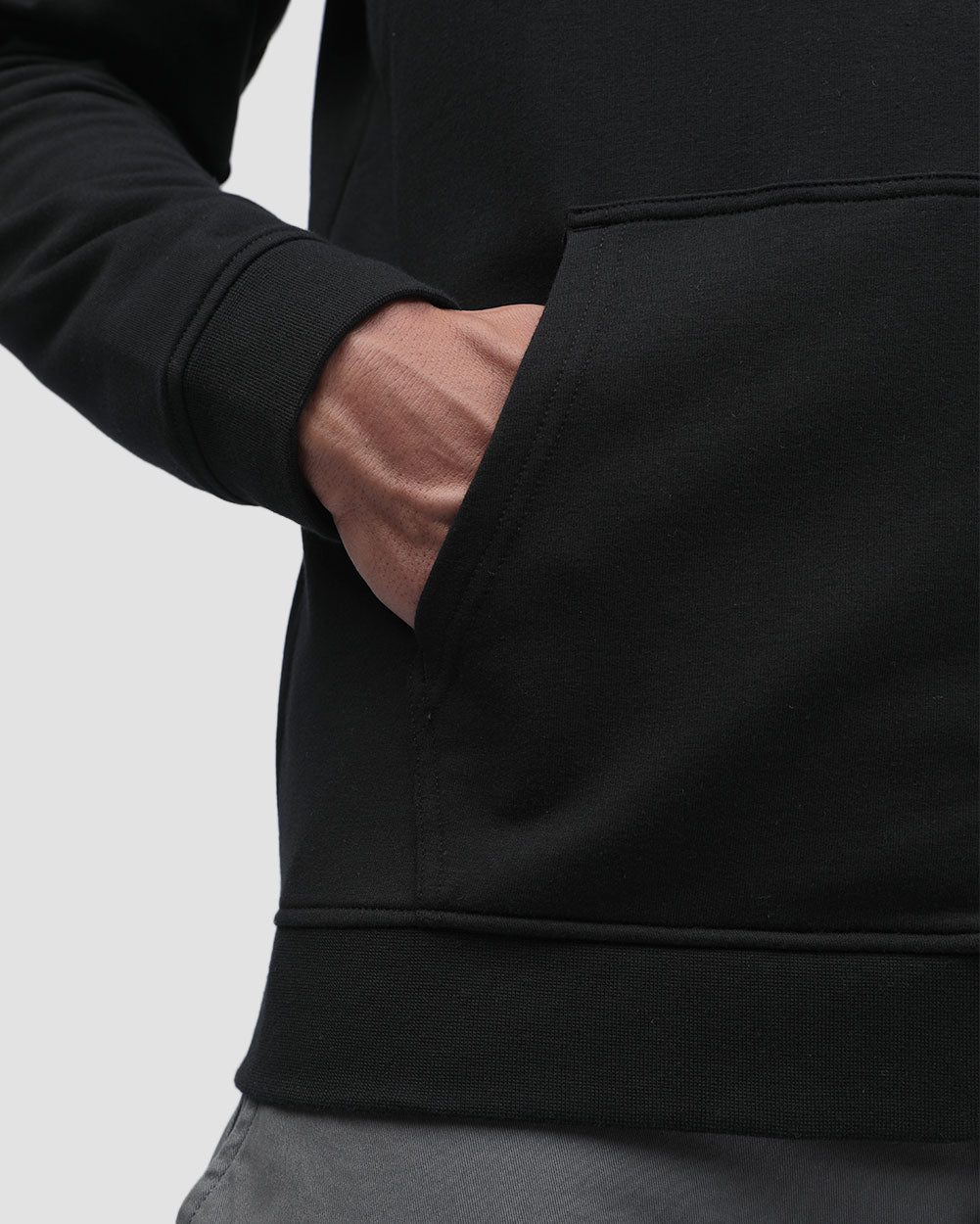 Mens Zip Up Hoodie Casual Fleece Jacket with Front Pockets Long Sleeve Sweatshirt