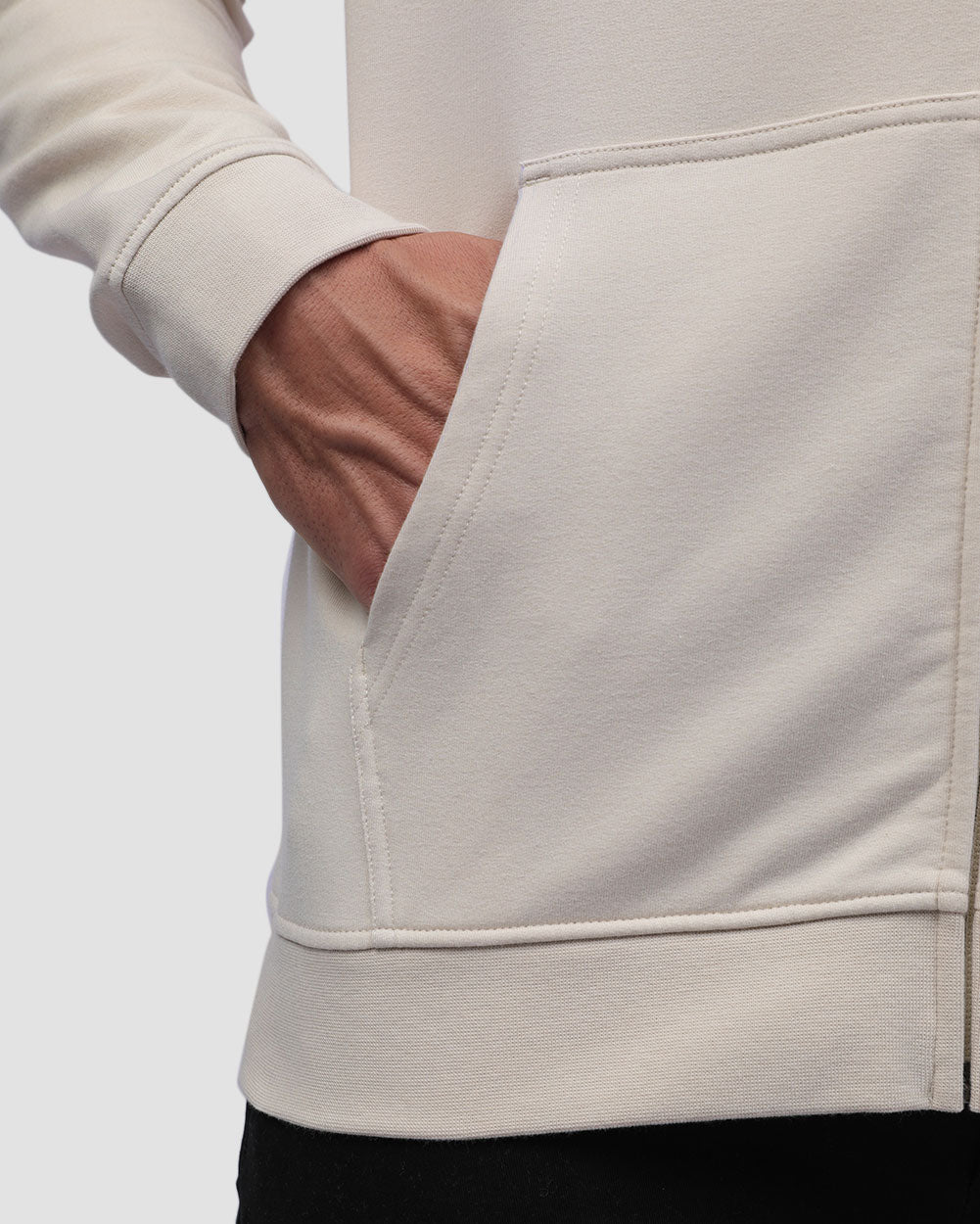 Mens Zip Up Hoodie Casual Fleece Jacket with Front Pockets Long Sleeve Sweatshirt