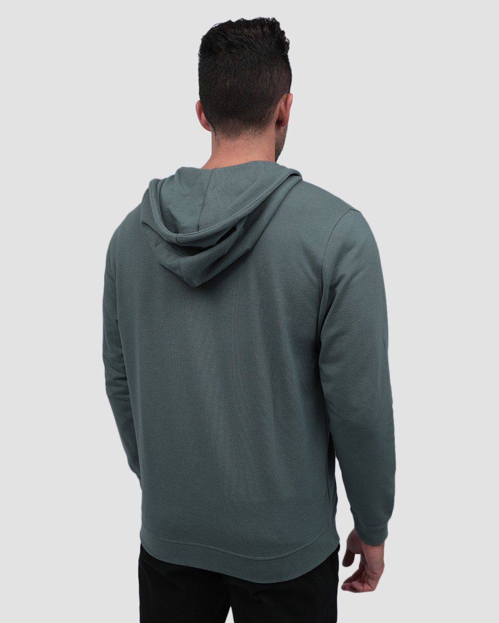 Mens Zip Up Hoodie Casual Fleece Jacket with Front Pockets Long Sleeve Sweatshirt