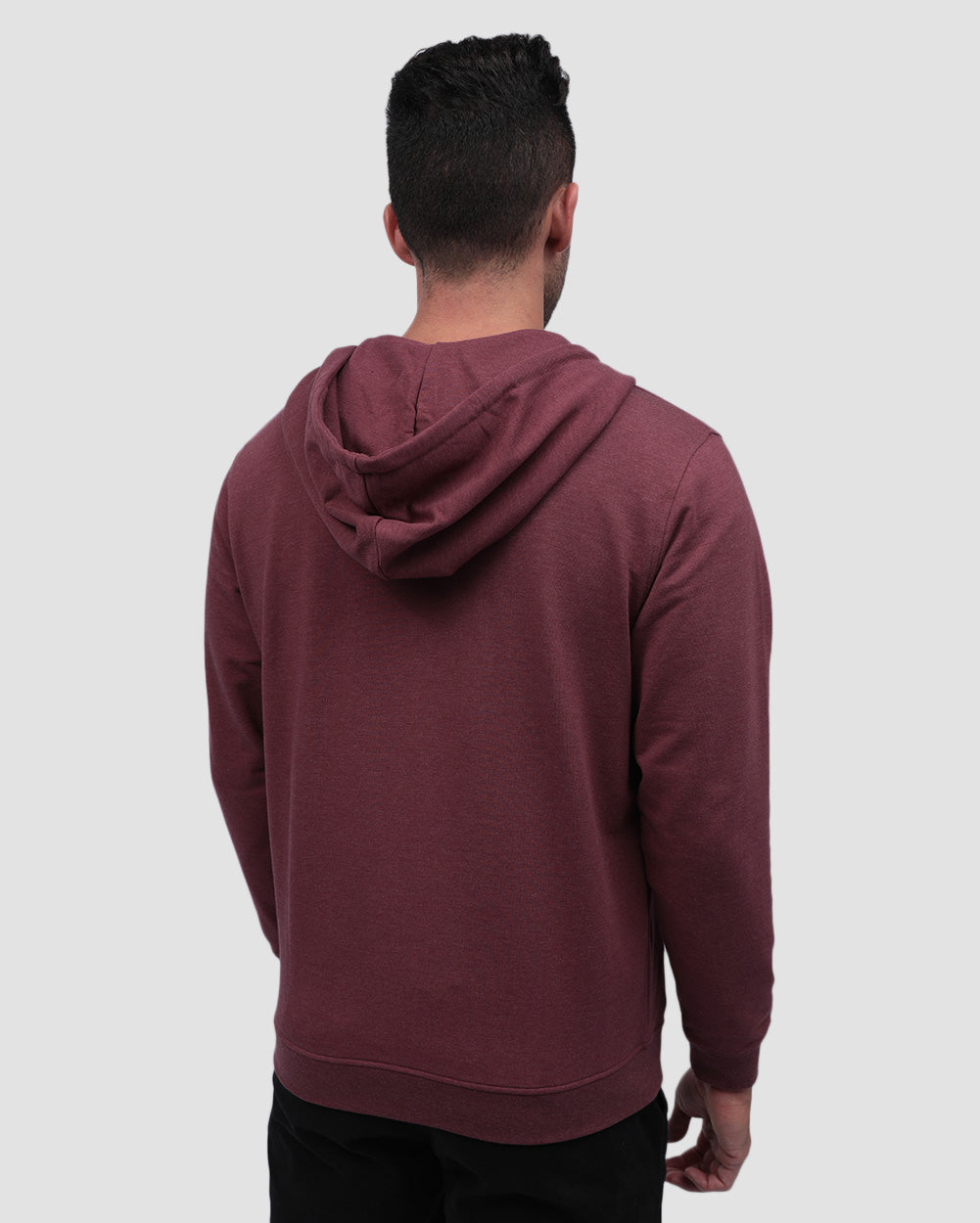 Mens Zip Up Hoodie Casual Fleece Jacket with Front Pockets Long Sleeve Sweatshirt