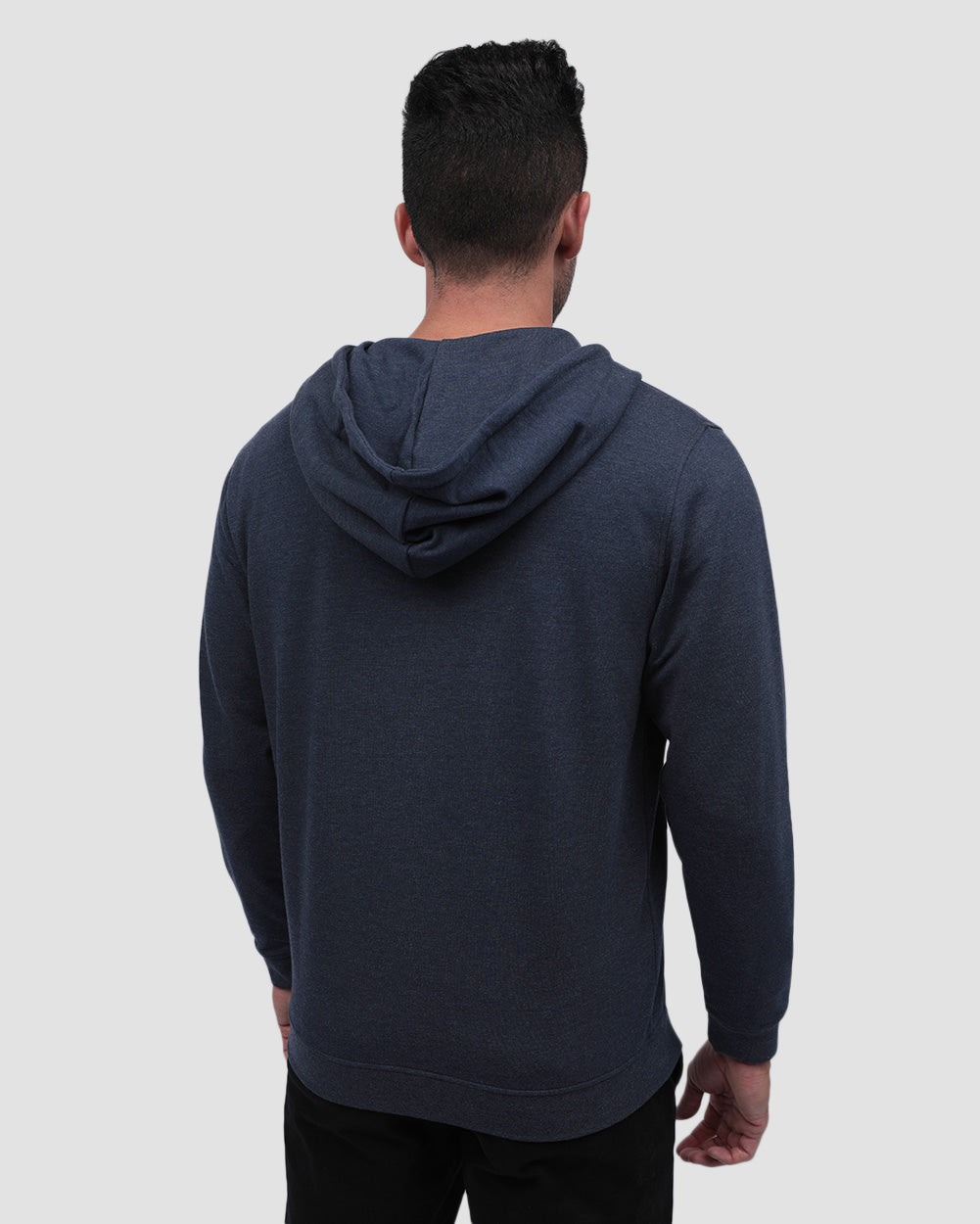 Mens Zip Up Hoodie Casual Fleece Jacket with Front Pockets Long Sleeve Sweatshirt