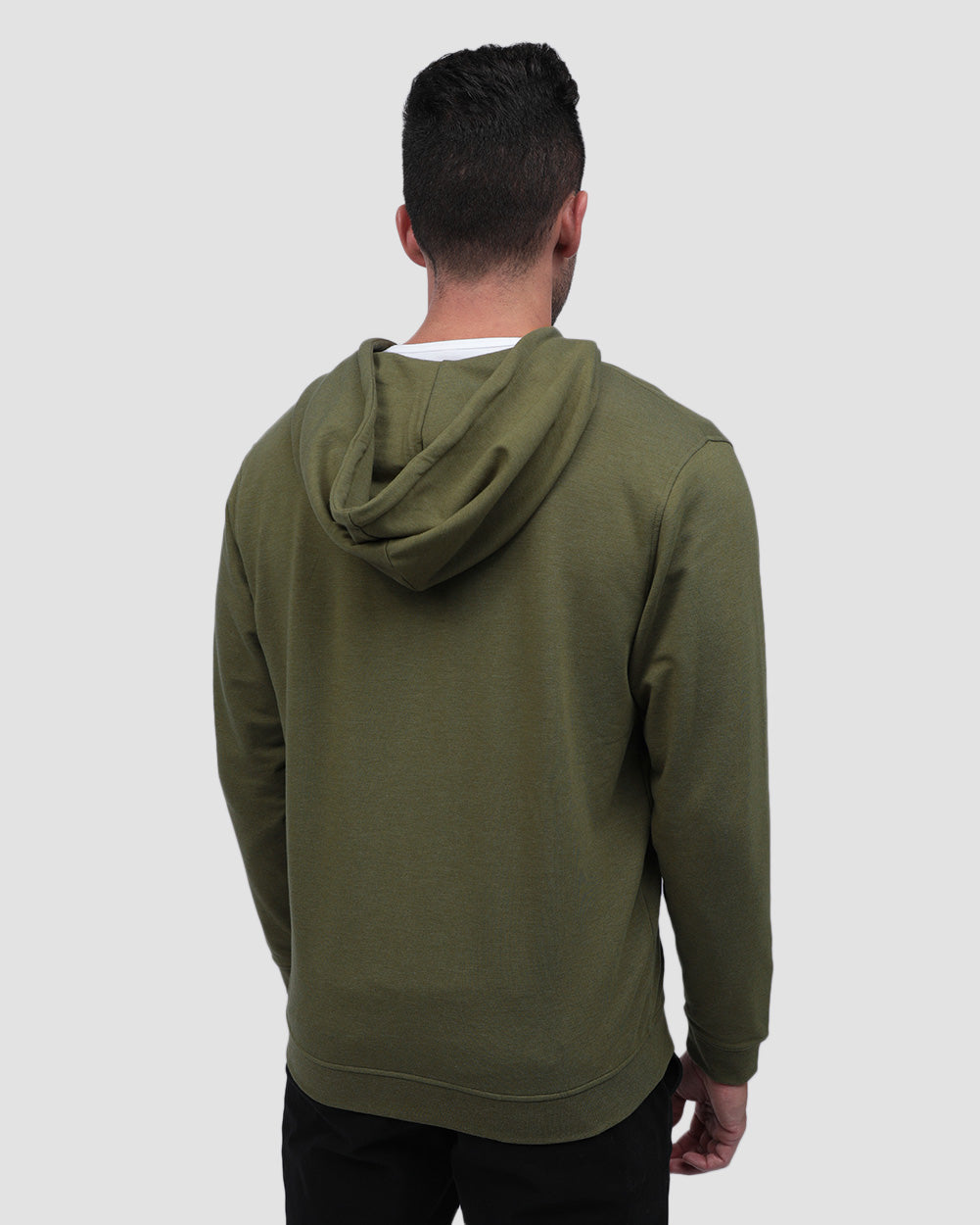Mens Zip Up Hoodie Casual Fleece Jacket with Front Pockets Long Sleeve Sweatshirt
