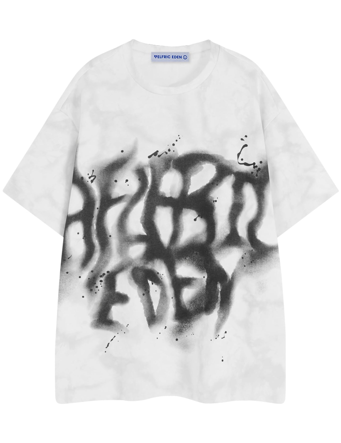 Mens Graphic Tee Shirts Oversized Baggy Loose Cotton T-Shirt Streetwear