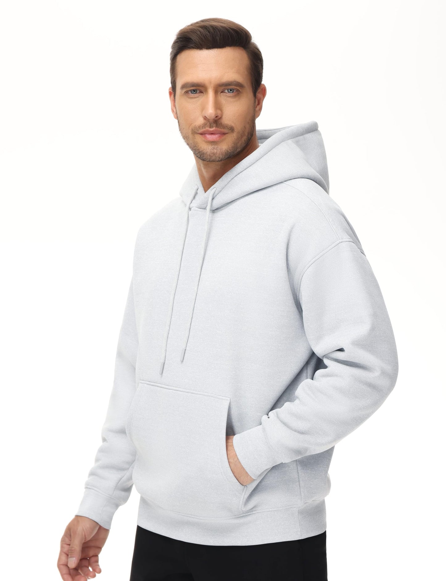 Men's Fleece Pullover Hoodie Loose Fit Ultra Soft