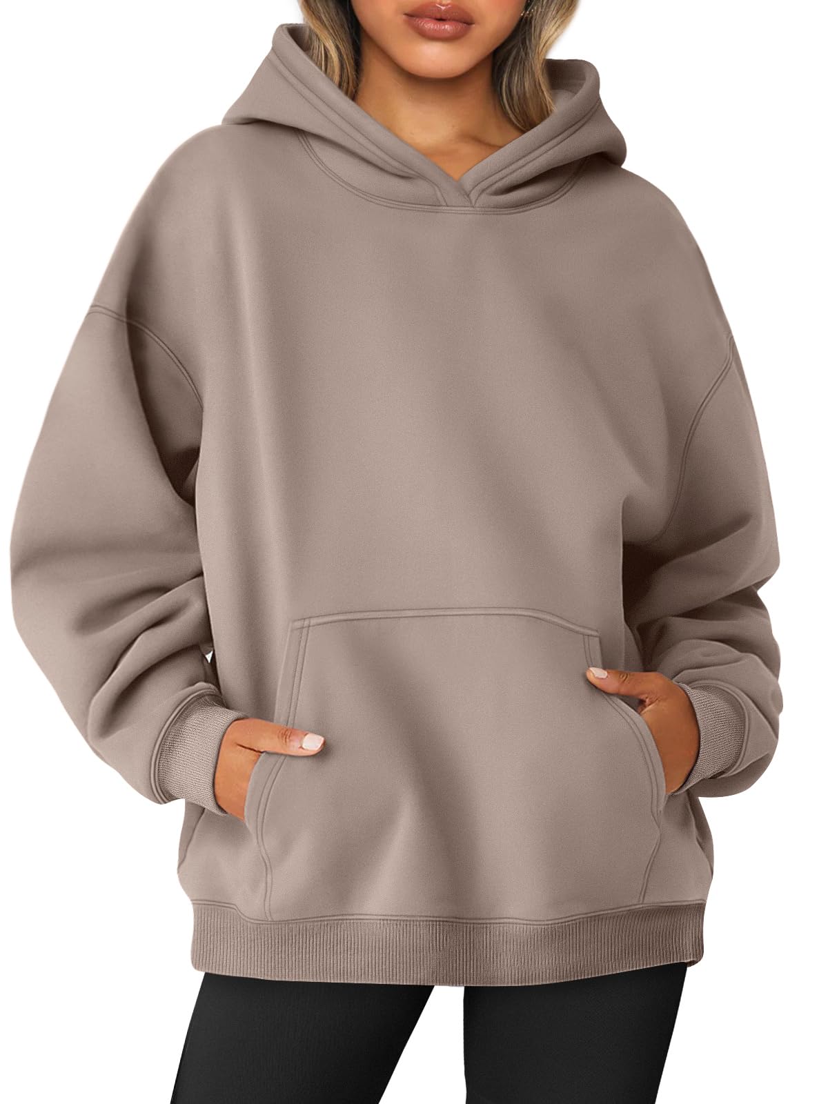 Womens Oversized Sweatshirts Fleece Hoodies Long Sleeve Shirts