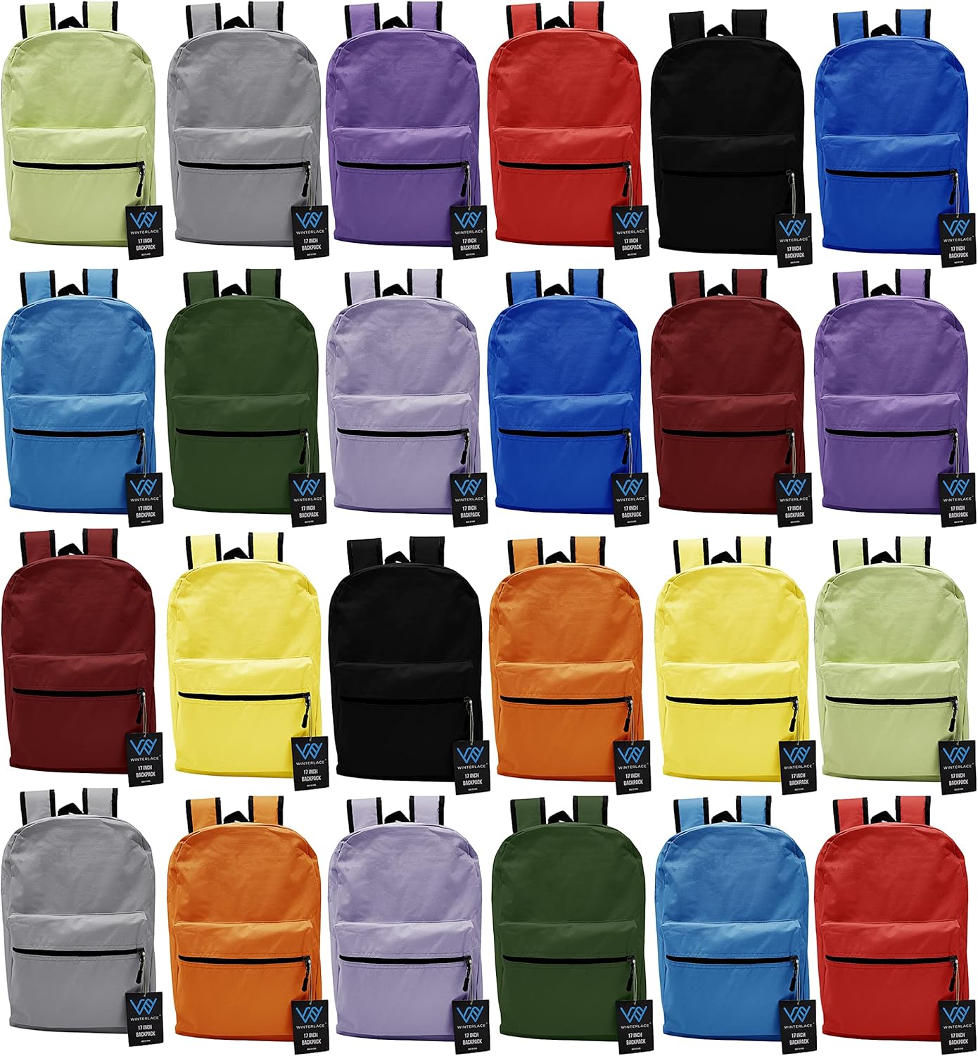 24 Pack Backpack 17 inch Lightweight Outdoor Travel Gym Bag