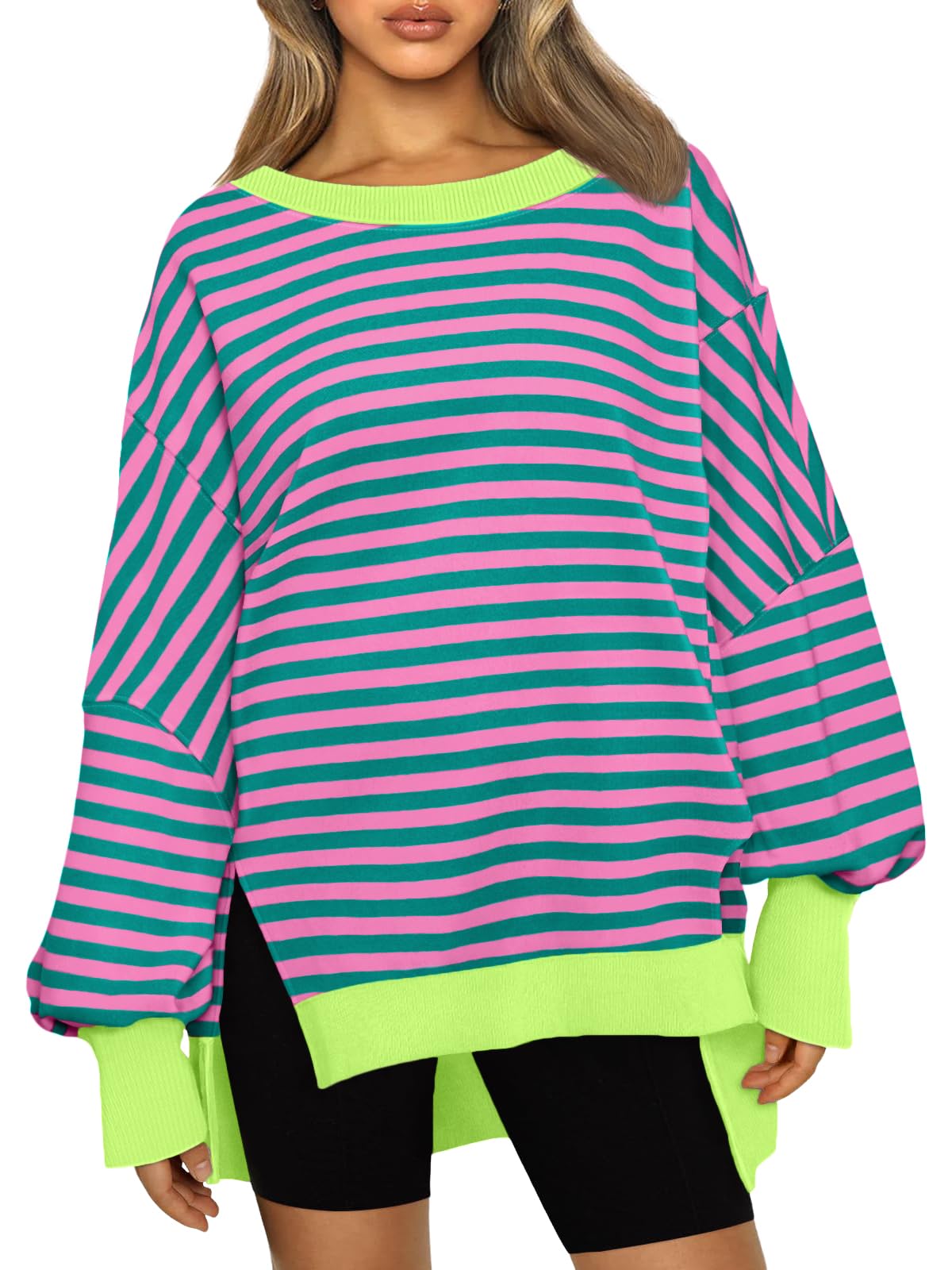 Womens Oversized Sweatshirts Hoodies Crewneck Shirts Fall Outfits