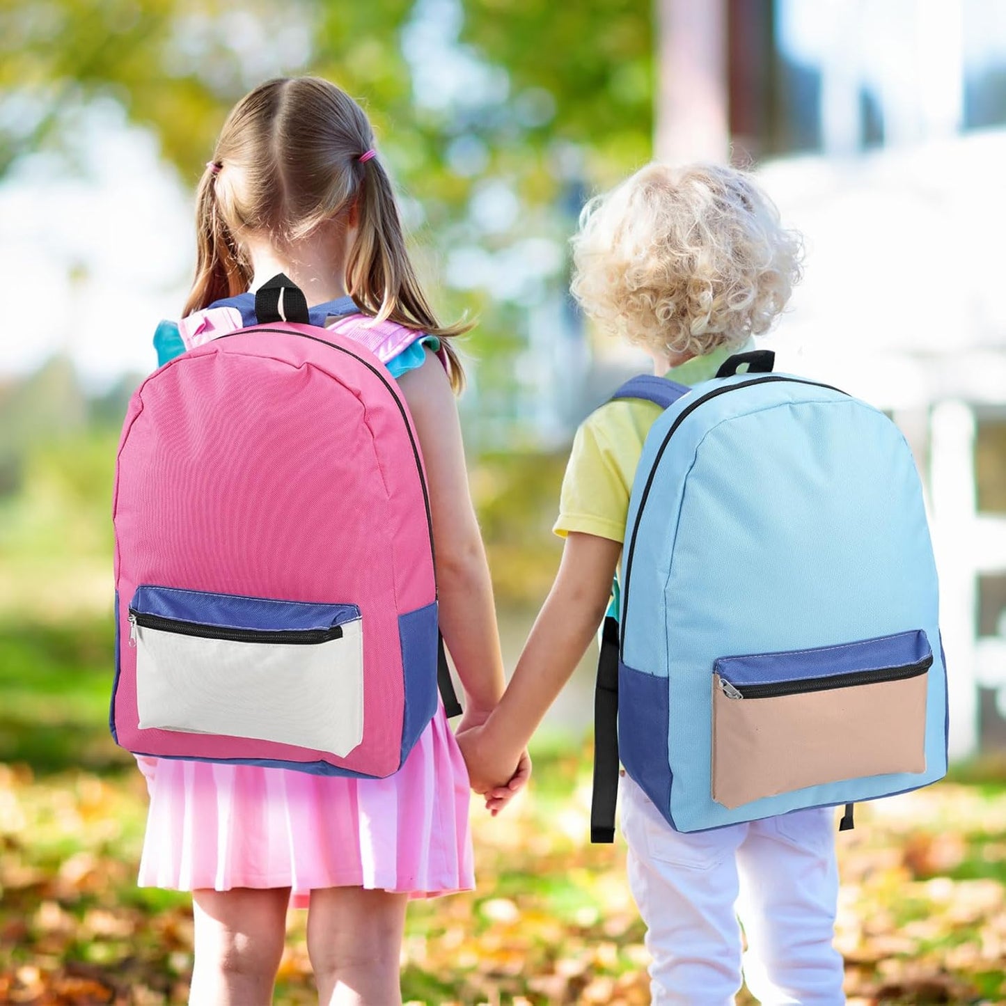 24 Pack Backpacks Bulk Backpack for School 17 Inch Bookbags Back