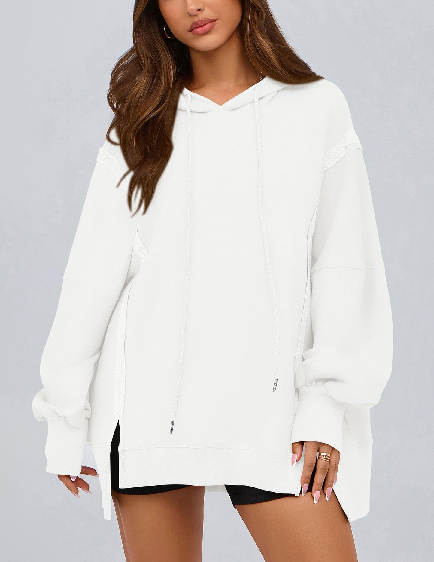 Womens Oversized Hoodie 2025 Spring Sweatshirt Long Sleeve