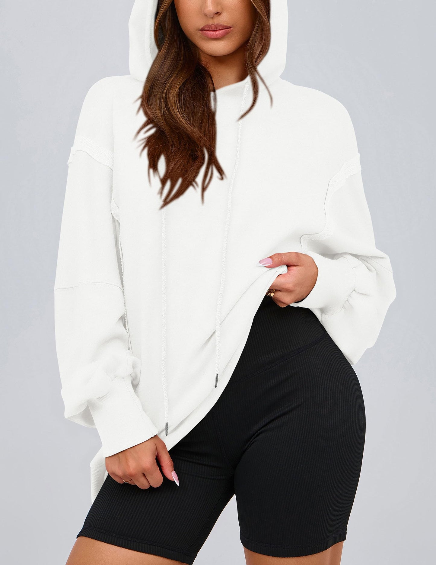 Womens Oversized Hoodie 2025 Spring Sweatshirt Long Sleeve