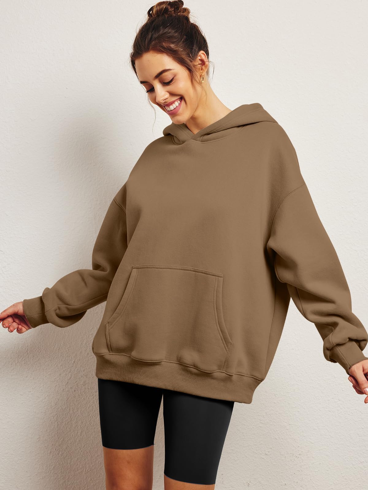 Womens Oversized Sweatshirts Fleece Hoodies Long Sleeve Shirts