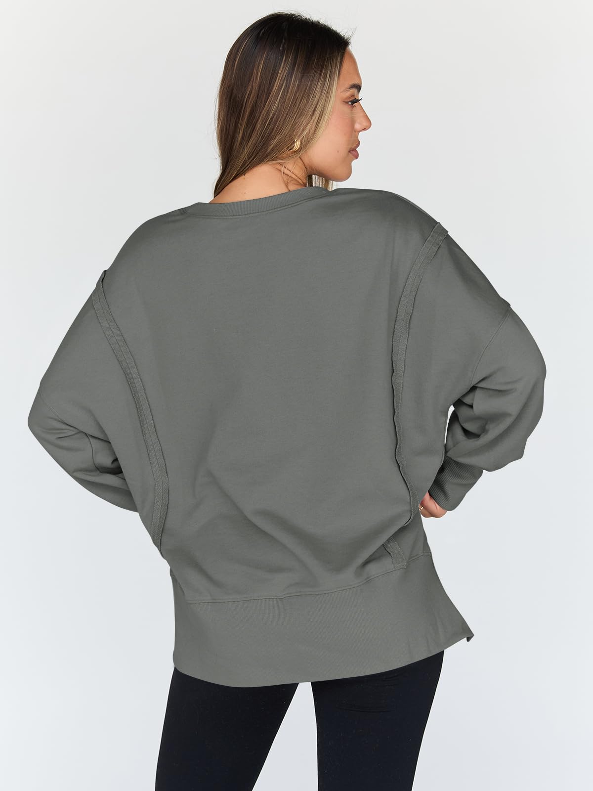 Womens Oversized Sweatshirts Hoodies Crewneck Shirts Fall Outfits