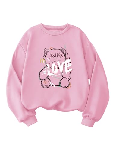 Women's Letter Graphic Print Long Sleeve Sweatshirt Pullover Tops