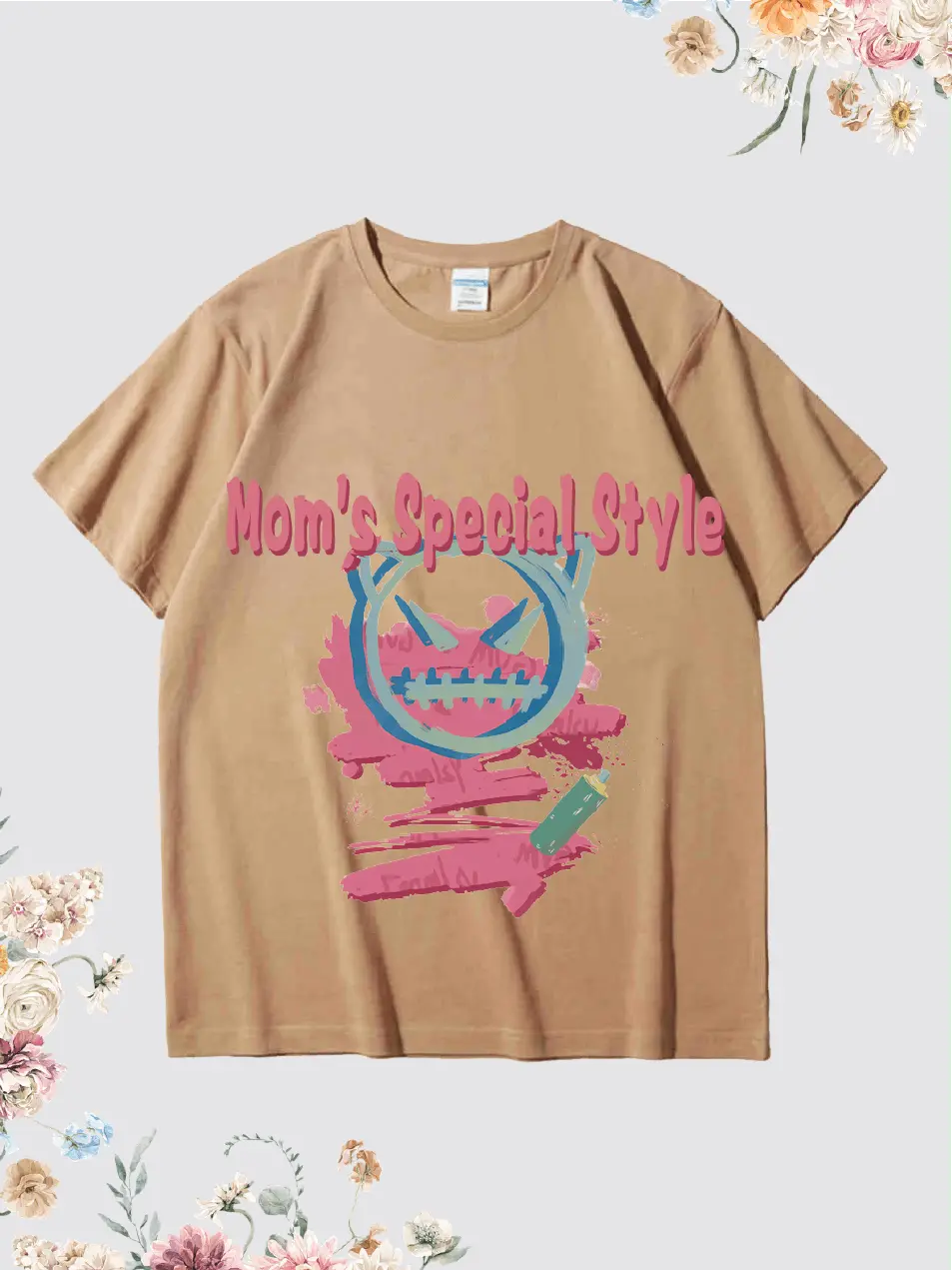 Mother's Day Heat Transfer Graphic T-Shirt