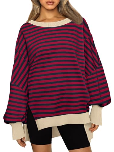 Womens Oversized Sweatshirts Hoodies Crewneck Shirts Fall Outfits